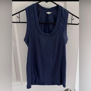 Free People Blue Tank Top